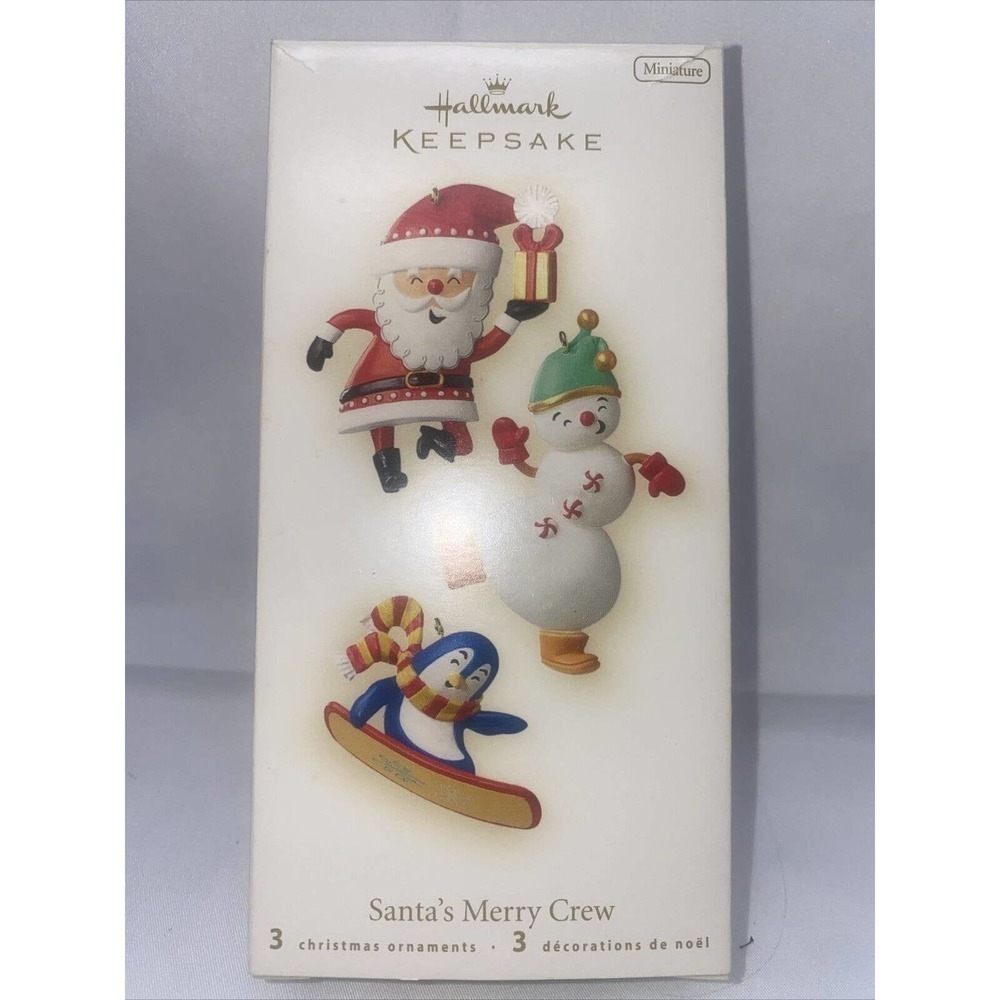 HALLMARK keepsake ornament 2008 ~ SANTA'S MERRY CREW christmas tree